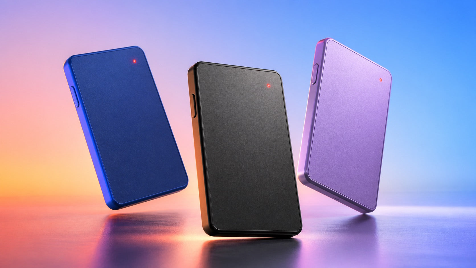 NebulaRec recorder in three color finishes